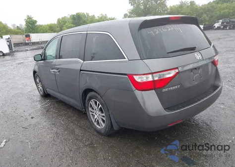 2013 Honda Odyssey Ex-L из США, поврежденный, VIN 5FNRL5H65DB055023